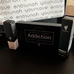 Younique makeup bundle - eyeshadow, lipstick, primer
